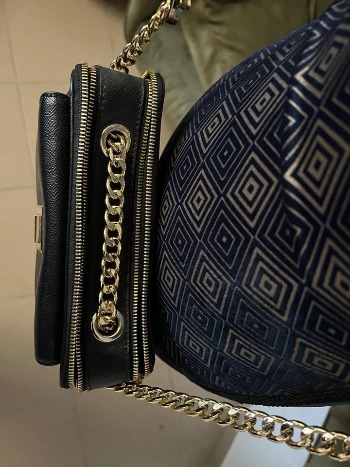 Michael Kors Umhängetasche Leder Schwarz - Bild 3 von 4