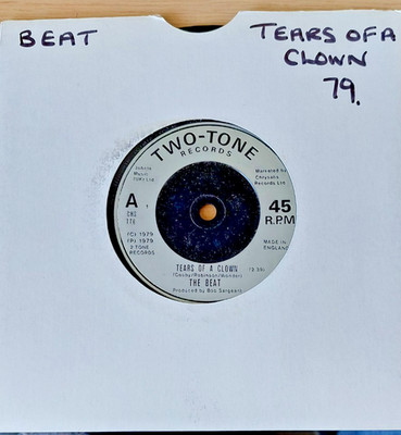 The Beat - Tears Of A Clown - 7'' Vinyl Single In Very Good Condition .