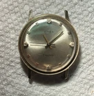 Vintage Timex Men Watch Electric, France, Gold Tone, Rear Crown, For Parts Only