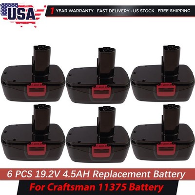 1/8x For Craftsman 19.2 Volt 11375 Battery C3 DieHard 130279005 11376 130279003