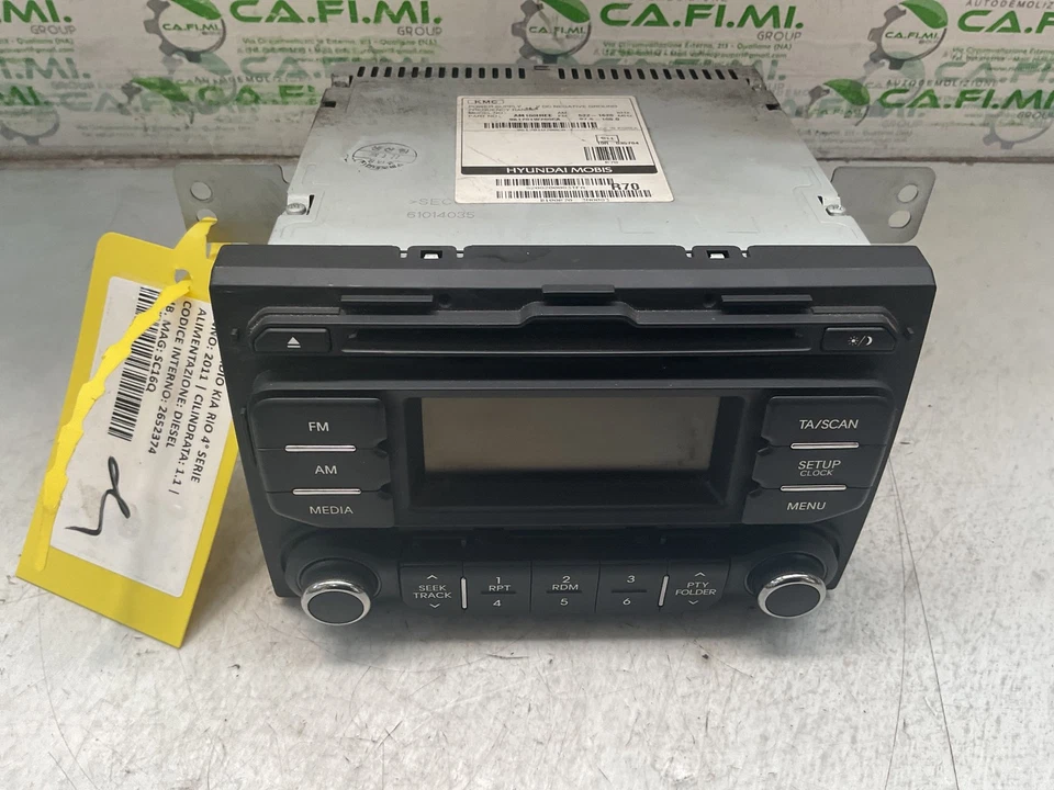 AUTORADIO PER KIA Rio 4° Serie 961701W700CA (11>) - Immagine 3 di 4