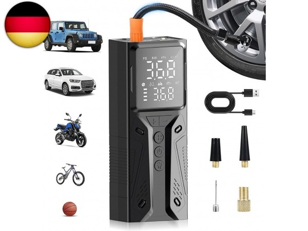 Gerbala 6000Mah Tragbare Elektronische Luftpumpe - 150PSI Elektrische-image
