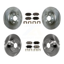 Front Rear Disc Brake Rotors And Semi-Metallic Pads Kit For Chevrolet Cruze