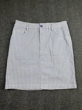 Forever 21 Purple and White Gingham Mini Skirt Kids Size Large