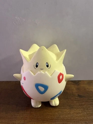 Vintage 1998 Pokemon Tomy Articulated Togepi 4.5” Figure Toy