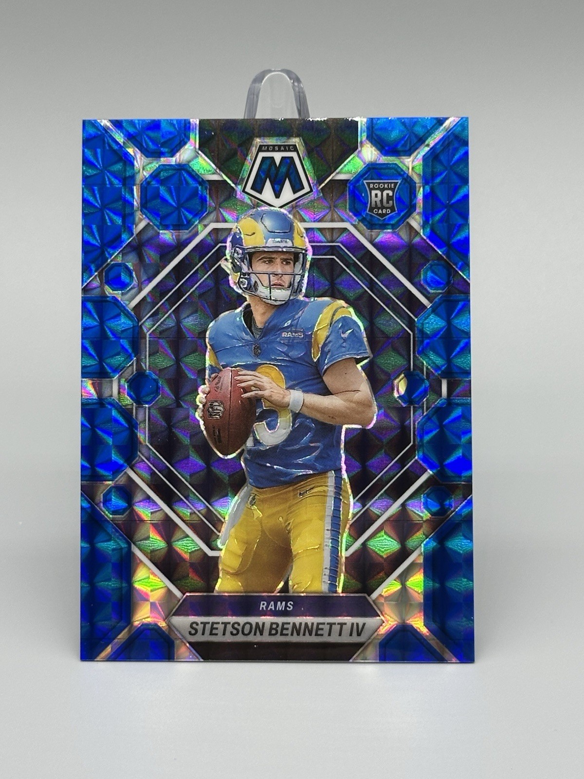 2023 Panini Mosaic - Rookies Stetson Bennett #362 Blue Mosaic Prizm /99 (RC)