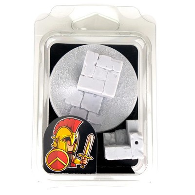 Steinruinen 60 mm x 1 fliegende Runde (C) - Scenic Bases - Legend Games