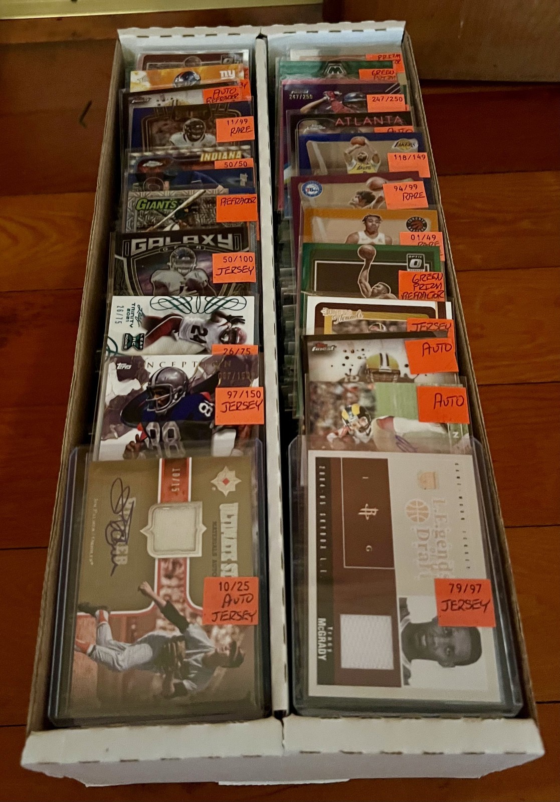 LOADED 1000 CARD PATCH AUTO JERSEY #'D ROOKIE INSERT SPORTS CARD COLLECTION LOT view 12