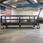Cargo Carrier 750 Lbs Hitch Mount with Wheels Handle Heavy Duty Foldable