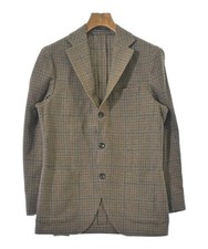 LARDINI Tailored Jackets BrownxLight blueetc. Check Pattern 2200658091049