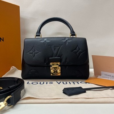 Louis Vuitton Madeleine BB black Monogram Empreinte leather handbag shoulder bag