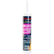 Professional Grade Rutland High Temperature 500 F Silicone Sealant, UV Stable