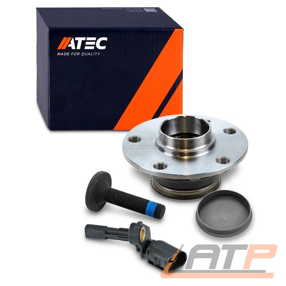 RADNABE RADLAGER +ABS-SENSOR HINTEN RECHTS FÜR AUDI A3 VW BEETLE GOLF 5 6 JETTA