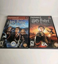 Harry Potter PS2 Lot Prisoner of Azkaban + Goblet of Fire CIB Tested