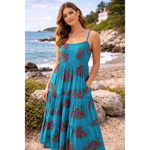 long sleeve game time maxi dress Catalina Dress