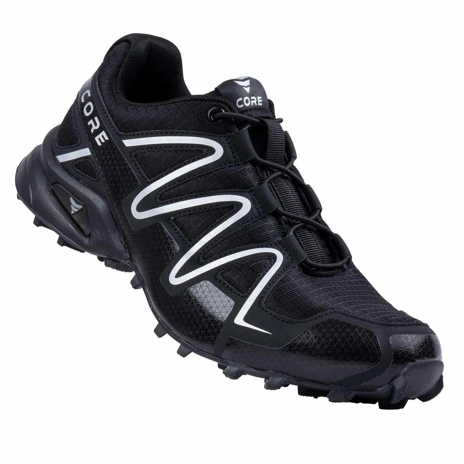 Core 11.5 US Trail Running Shoes - Water Resistant - for Men and Women Black