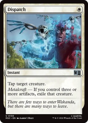 x4 Dispatch U MTG Commander: Marvel Super Heroes M/NM, English