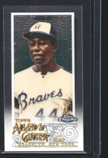 Hank Aaron 2020 Topps Allen & Ginter Chrome SP Mini Atlanta Braves