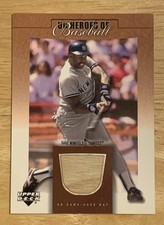 Dave Winfield 2001 Upper Deck Heroes of Baseball Piece Of The Game Bat Yankees