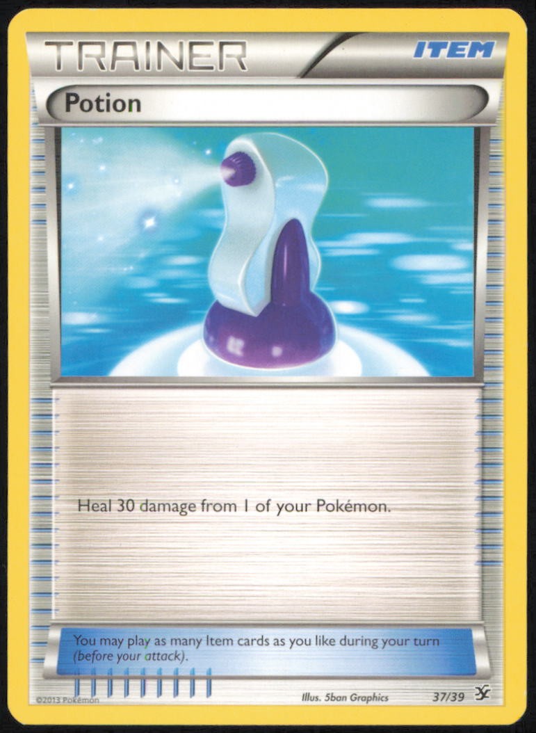 POTION 37/39 KALOS STARTER SET POKEMON LIGHTLY PLAYED