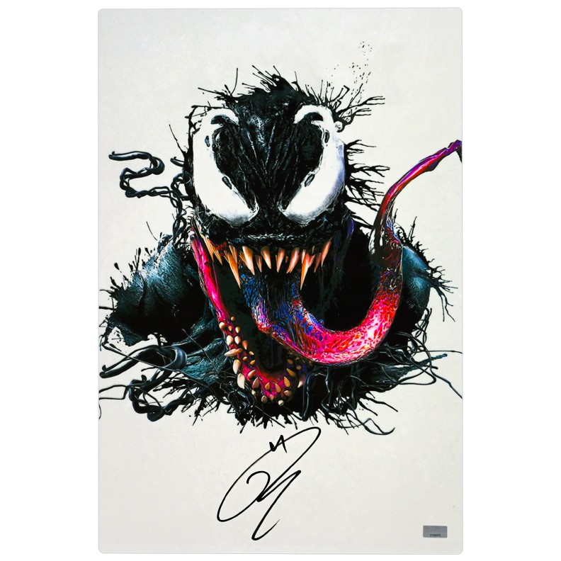 Tom Hardy Autographed Venom Unleashed 12x18 CinaPanel