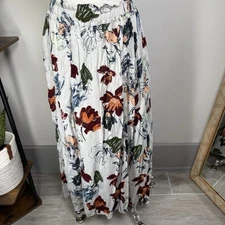 MELROSE and MARKET Women’s Floral Boho Maxi Long Skirt Size 8