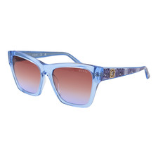 Guess Sunglasses GU00113 84F Blue Square Full Rim Gradient 55mm Women