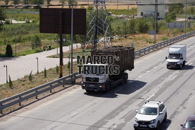 LKW Foto MAN F2000 Kipper Kirgisistan weiß #w8ae