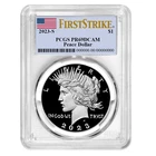 2023-S Proof $1 Peace Silver Dollar PCGS PR69DCAM FS Flag Label