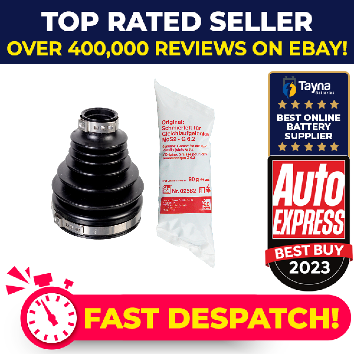 CV Joint Boot fits OPEL MOKKA 76 1.6D 2015 on C.V. Driveshaft Gaiter 1603044 New
