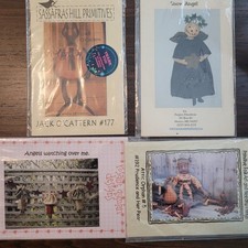 MIXED LOT PRIMITIVE SEWING PATTERNS lot 14