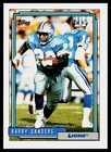 Barry Sanders, 1992 Topps, #300, Detroit Lions,