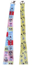 SpongeBob SquarePants Lanyards ID Badge Key Holder Set of 2 Nickelodeon NEW