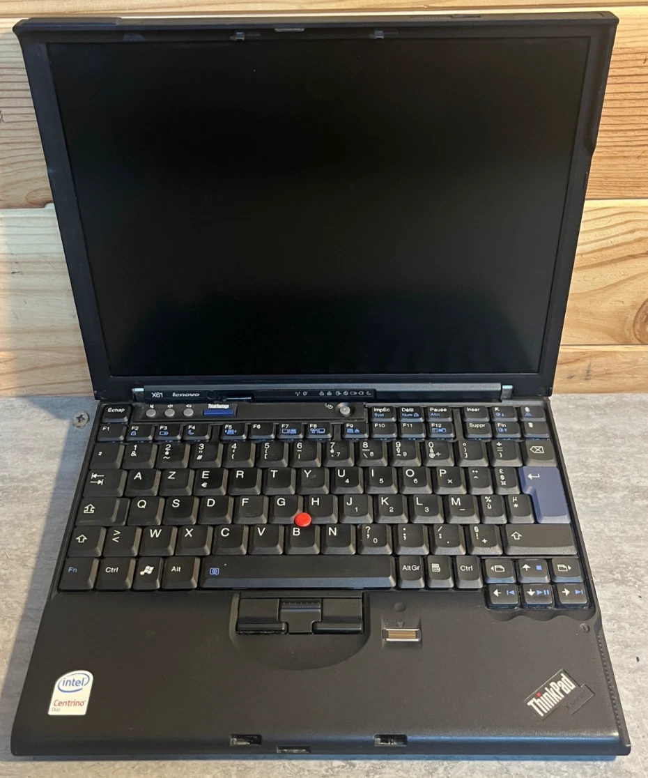 Plasturgie Inférieure Pour Lenovo ThinkPad X61 - Noire - Pièce D'occasion TBE