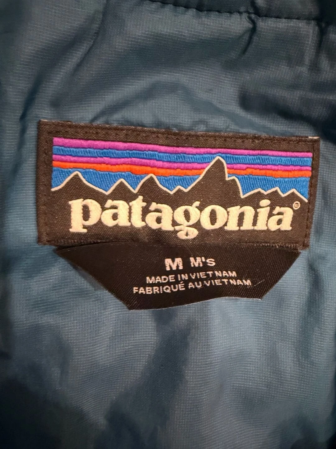 Patagonia Men's Nano Puff Jacket Teal Blue Size M image 2