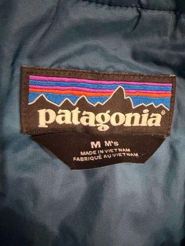 Patagonia Men's Nano Puff Jacket Teal Blue Size M image 2