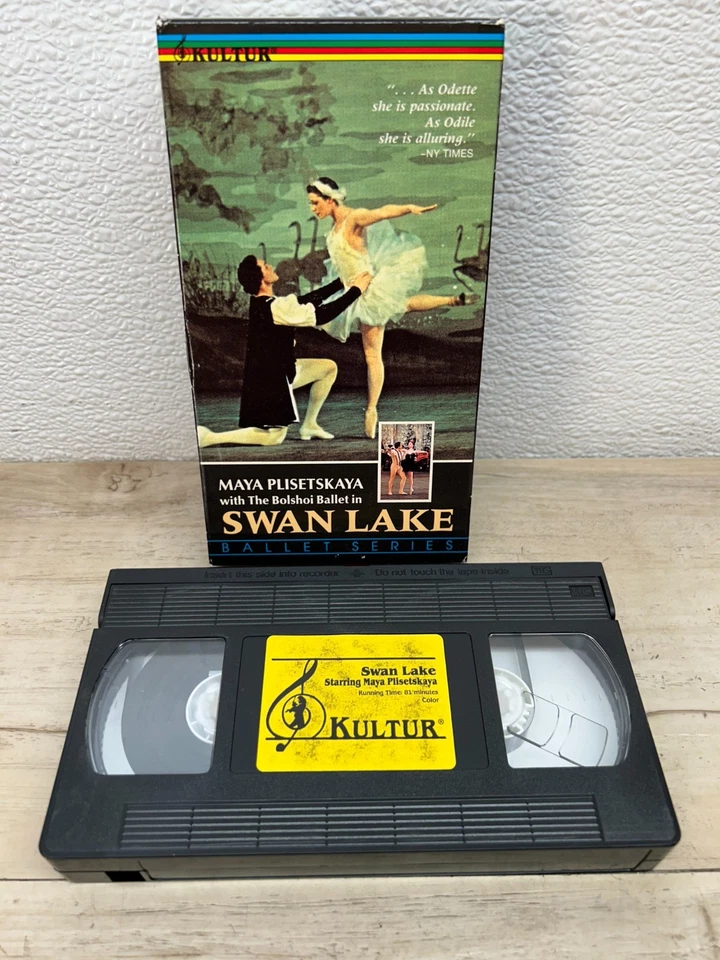 Vtg 1957 Bolshoi Ballet Series Swan Lake VHS With Maya Plistskaya By Kultur - Image 2 of 4