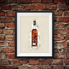 George T. Stagg Kentucky Straight Bourbon Whiskey - Original Wall Art Decor 