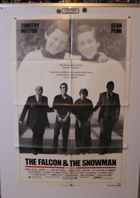 The Falcon & the Snowman (1985) folded movie poster