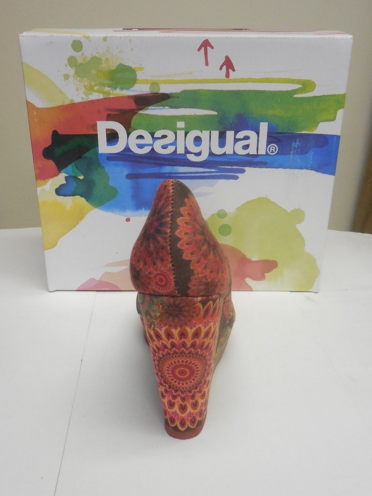 Desigual Authentic Women's Floral Synthetic Pumps Marco Polo Shoes 26ps400-7015 image 5