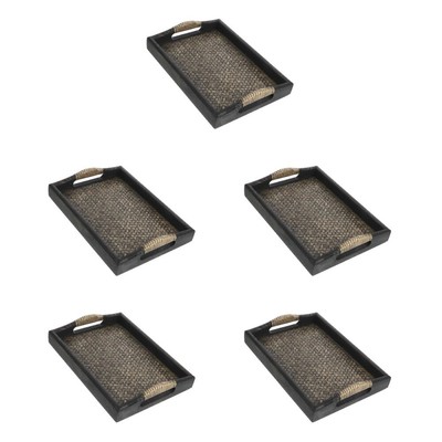 Set of 5 Brotkasten Zum Container Rechteckiges Tablett