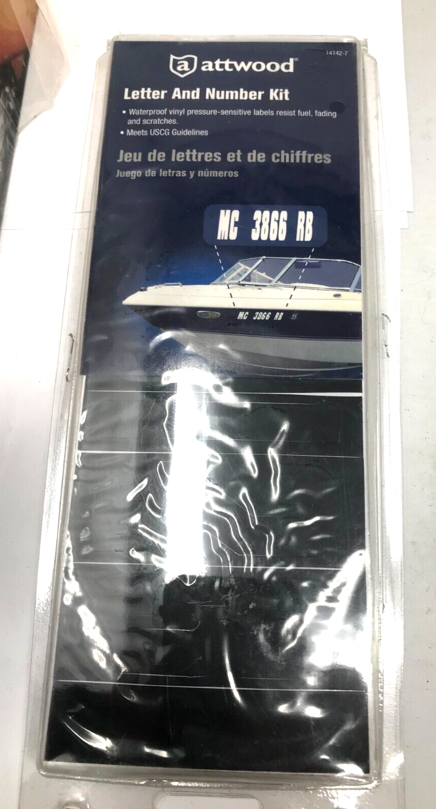 Attwood 156Piece Black Letter and Number Kit eBay