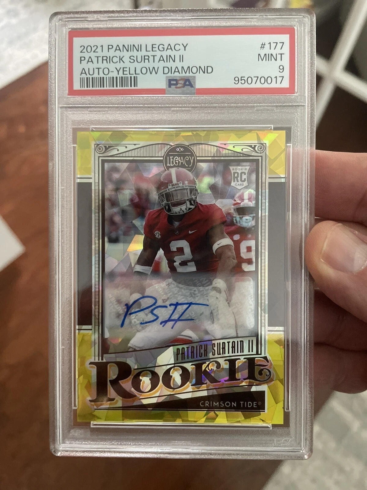 Patrick Surtain II Panini Legacy #177 Autograph-Yellow Diamond