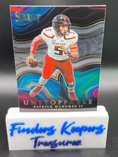 2022 PATRICK MAHOMES II PANINI SELECT DRAFT PICKS UNSTOPPABLE #US-PM    