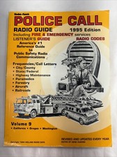 Radio Shack Vintage Police Call Radio Guide 1995 Vol 9 CA OR WA 1994