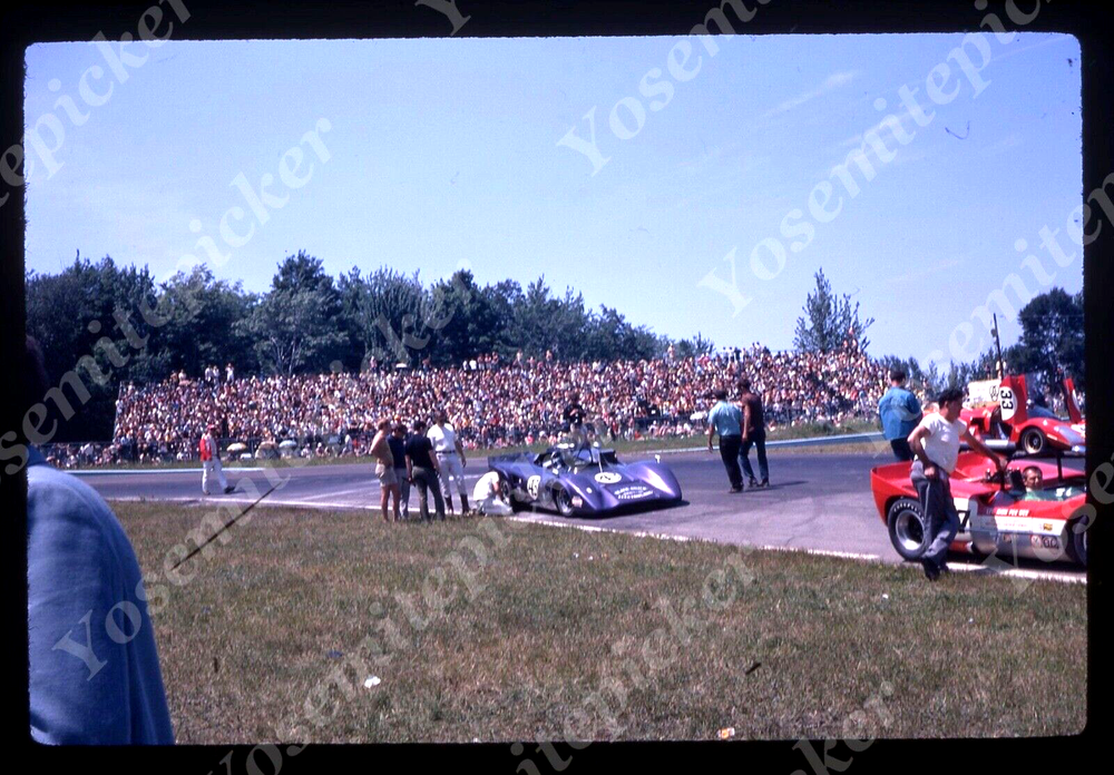Sl70 Original slide 1970 Can Am race cars 880a