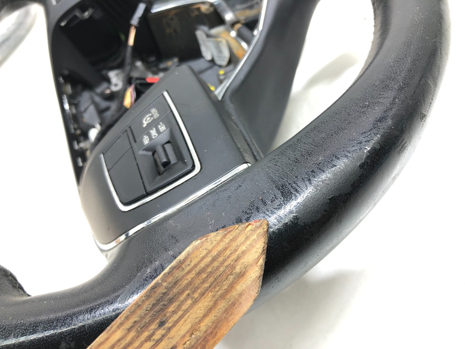 2014-2017 MASERATI GHIBLI STEERING WHEEL W/ CONTROL SWITCHES OEM #NOTES.