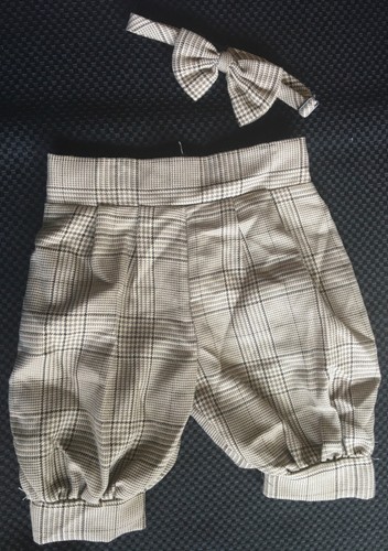 Baby Boys' 2-Piece Gentleman Suit Set with Bowtie and Knickers Outfits 12 Months