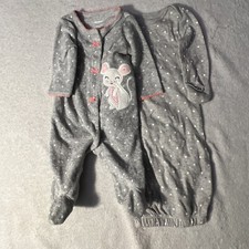 Carters Gray PJ Set Of 2. NB.