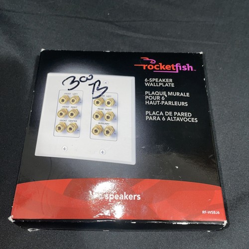 Rocketfish RF-WSBJ6 6 Audio Speaker Wallplate Wall plate - Picture 6 of 24